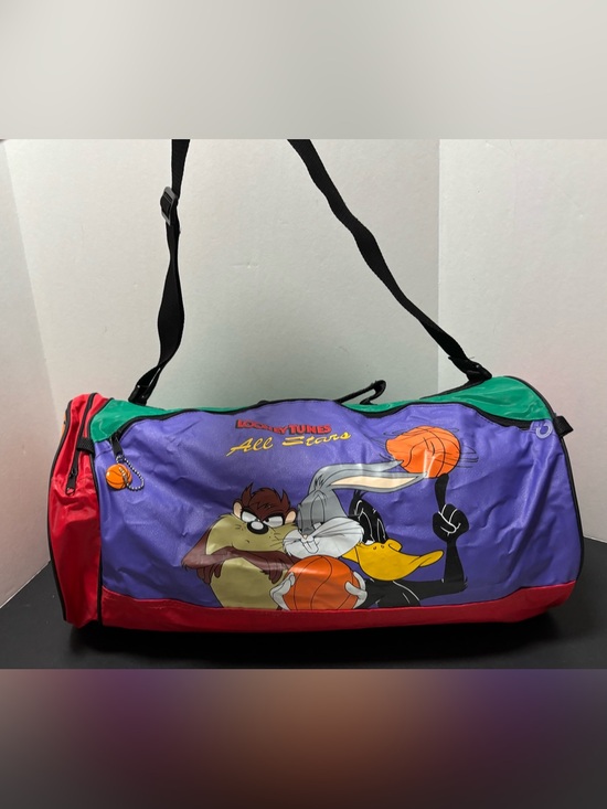 Warner Bros. Other - Vintage 1993 Looney Tunes All Stars Basketball Duffle Bag 90s